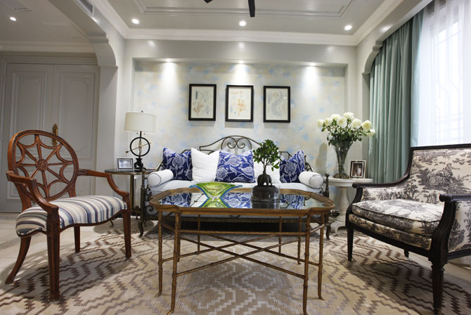 蘭庭新語--深圳碧海云天復式軟裝設計